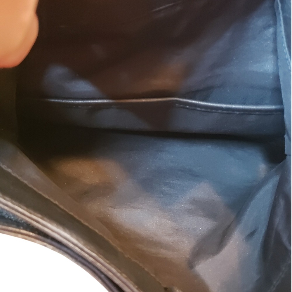 Giani Bernini Black Leather Crossbody Bag Medium Hobo‎ Style - Picture 11 of 13